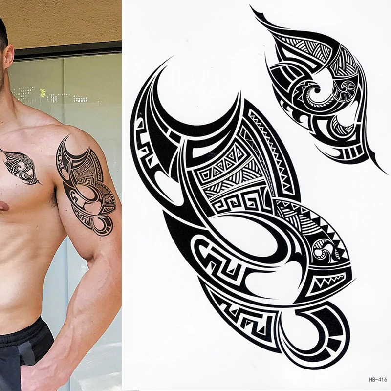 Waterproof Temporary Tattoo Sticker Cool Tribal Totem Fake Tattoo Flash Stickers Hand Arm Leg For Girl Women Men
Waterproof Temporary Tattoo Sticker Cool Tribal Totem Fake Tattoo Flash Stickers Hand Arm Leg For Girl Women Men