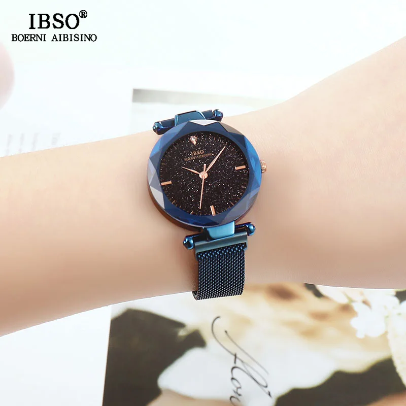 IBSO Brand Women Watches Reloj Mujer 2019 New Luxury Stainless Steel Quartz Watch Ladies Wrist Watch With Magnet Buckle #8636
IBSO Brand Women Watches Reloj Mujer 2019 New Luxury Stainless Steel Quartz Watch Ladies Wrist Watch With Magnet Buckle #8636