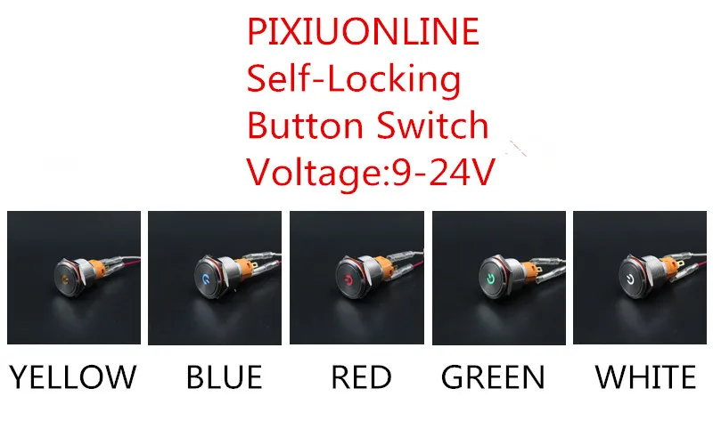 1PCS YT1006B 16 mm metal push button switch Self-Locking Switch The LED lamp Power Symbol 9-24V Free Shipping
1PCS YT1006B 16 mm metal push button switch Self-Locking Switch The LED lamp Power Symbol 9-24V Free Shipping