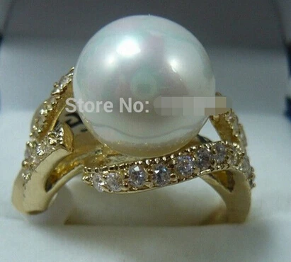 Hot sell 12MM White Shell Pearl Women' s Ring size 6-9 >Bridal jewelry free shipping
Hot sell 12MM White Shell Pearl Women' s Ring size 6-9 >Bridal jewelry free shipping