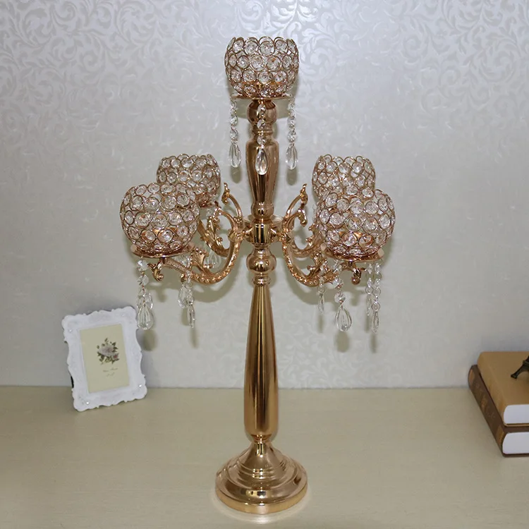 5-arm Crystal Candle holders/Crystal candle sticker H73cm Table Centerpiece wedding candelabra event supply
5-arm Crystal Candle holders/Crystal candle sticker H73cm Table Centerpiece wedding candelabra event supply