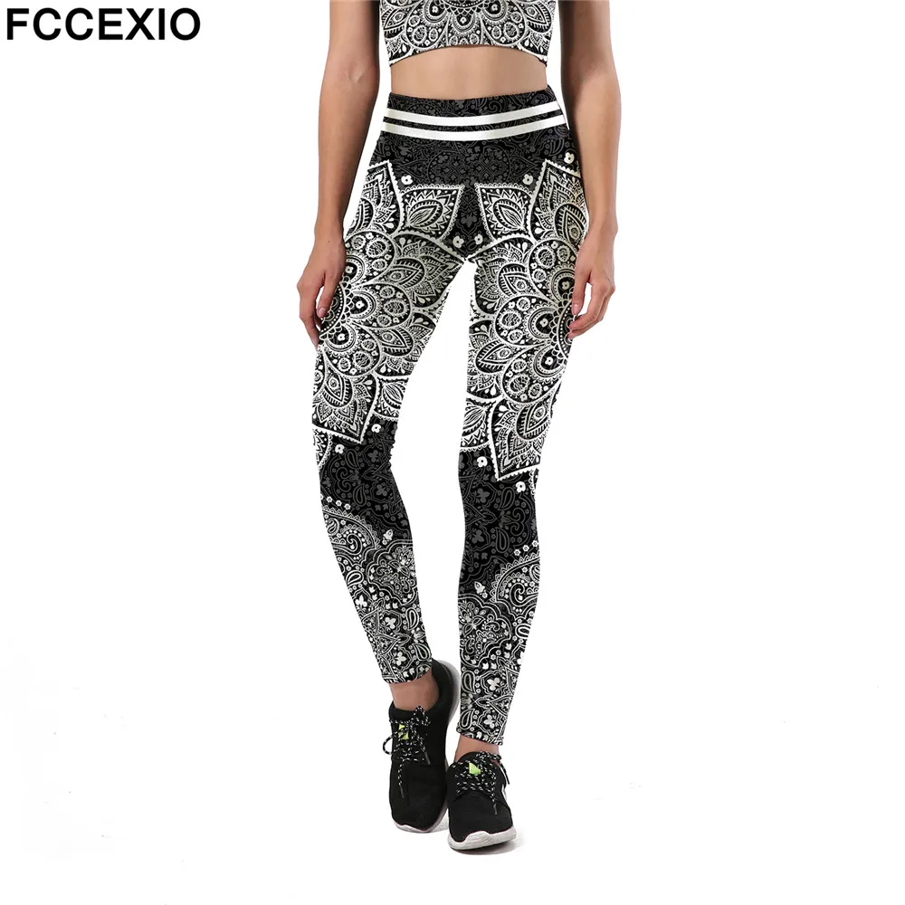 FCCEXIO Fashion Aztec Ombre B Mandala Leggings Women High Waist Sexy Legging Workout Digital Print Fitness Leggins
FCCEXIO Fashion Aztec Ombre B Mandala Leggings Women High Waist Sexy Legging Workout Digital Print Fitness Leggins