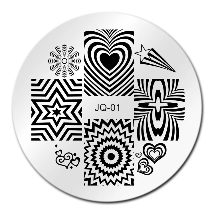 Gradient Nail Art Stamping Template Image Plate JQ01 Nail Stamping Plates Manicure Stencil Set For Nail 3D Steel Stamping
Gradient Nail Art Stamping Template Image Plate JQ01 Nail Stamping Plates Manicure Stencil Set For Nail 3D Steel Stamping