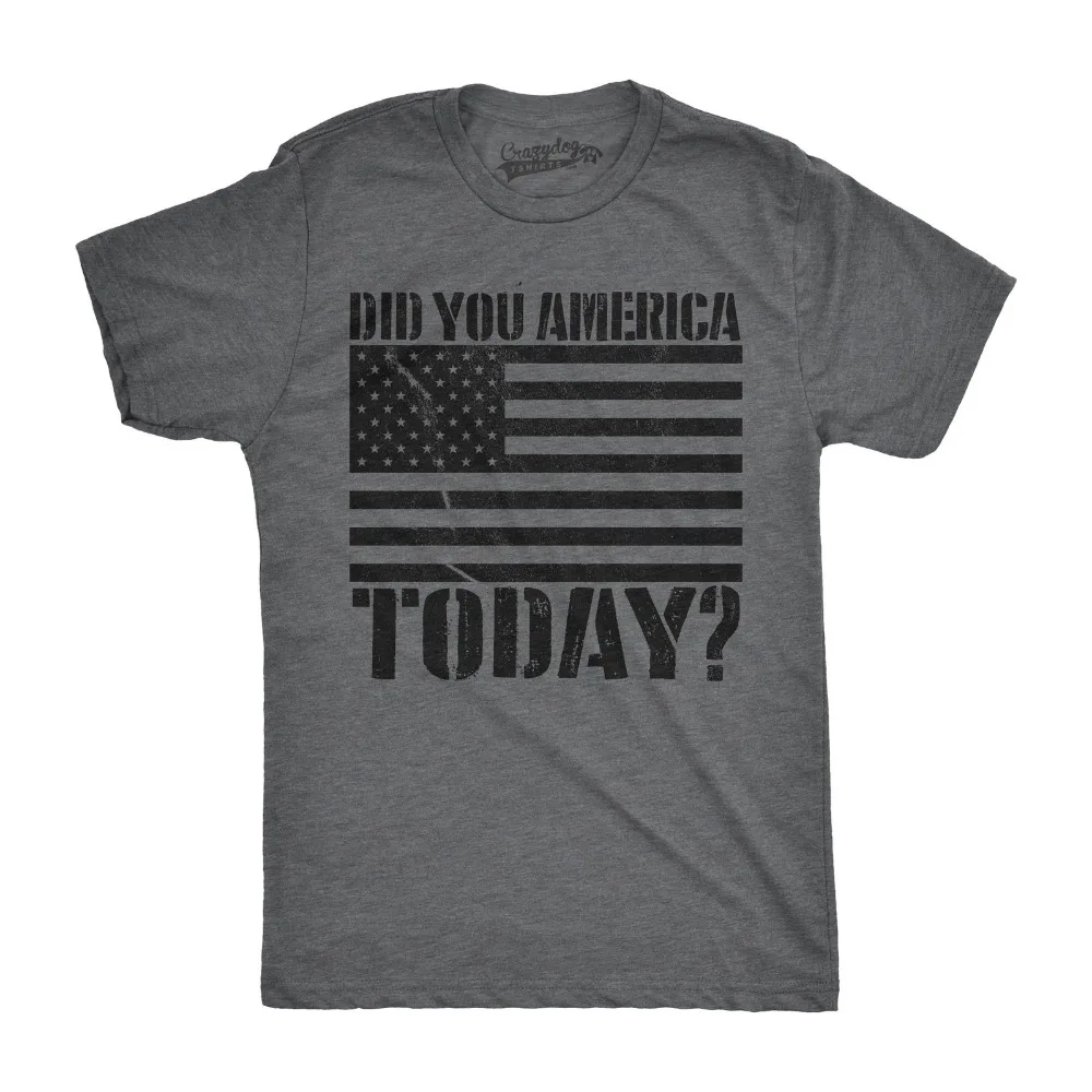 Men Did You America Today Funny Shirts Hilarious Novelty Tees Vintage Usa 2019 Summer Brand Adults Casual Tee Fitness T-Shirt
Men Did You America Today Funny Shirts Hilarious Novelty Tees Vintage Usa 2019 Summer Brand Adults Casual Tee Fitness T-Shirt