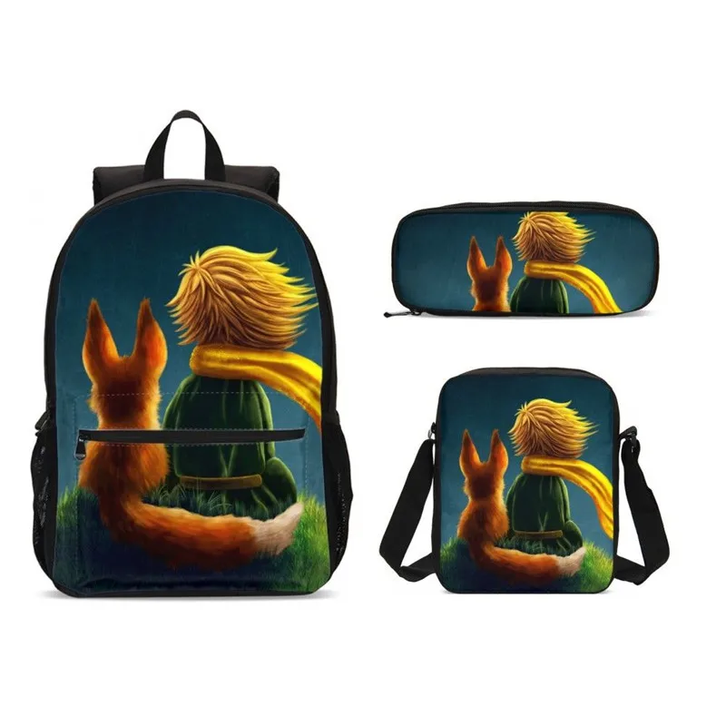 New 3pcs/set The Little Prince Prints School Backpack Teenager Girls School Bags Children School Bags Kids Backpack Boys Mochila
New 3pcs/set The Little Prince Prints School Backpack Teenager Girls School Bags Children School Bags Kids Backpack Boys Mochila