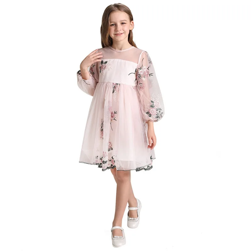 Gowns for Kids Princess Party Dress for Teenage Girl Flower Embroidery Formal Children Dress 8 10 12 14 years Wholesale
Gowns for Kids Princess Party Dress for Teenage Girl Flower Embroidery Formal Children Dress 8 10 12 14 years Wholesale