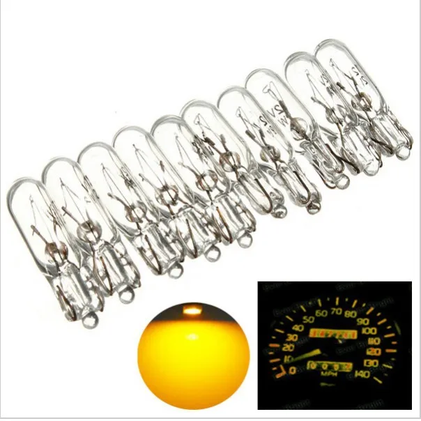 12V 1.2W or 2W 286 T5 W2W 4300K Yellow Clear Car Bulb Halogen Bulbs Lamp Automobile Wedge Dashboard Gauge Instrument Lights
12V 1.2W or 2W 286 T5 W2W 4300K Yellow Clear Car Bulb Halogen Bulbs Lamp Automobile Wedge Dashboard Gauge Instrument Lights