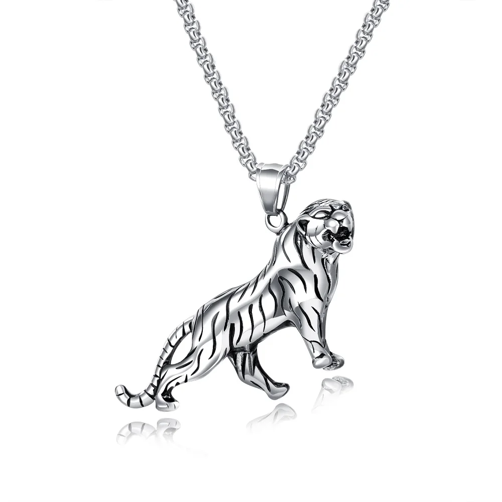JHSL 316L Stainless Steel Male Men Statement Tigher Necklace & Pendants Silver Gold Color Fashion Jewelry Dropship Wholesale
JHSL 316L Stainless Steel Male Men Statement Tigher Necklace & Pendants Silver Gold Color Fashion Jewelry Dropship Wholesale