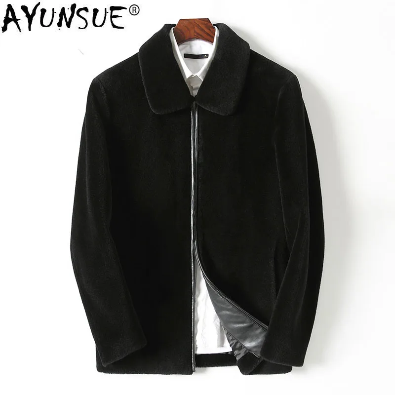Winter Jacket Men Real Wool Natural Fur Coat Leather Jacket Men Real Sheep Shearling Fur Jacket Casaco Masculino KFS18M207 MY726
Winter Jacket Men Real Wool Natural Fur Coat Leather Jacket Men Real Sheep Shearling Fur Jacket Casaco Masculino KFS18M207 MY726
