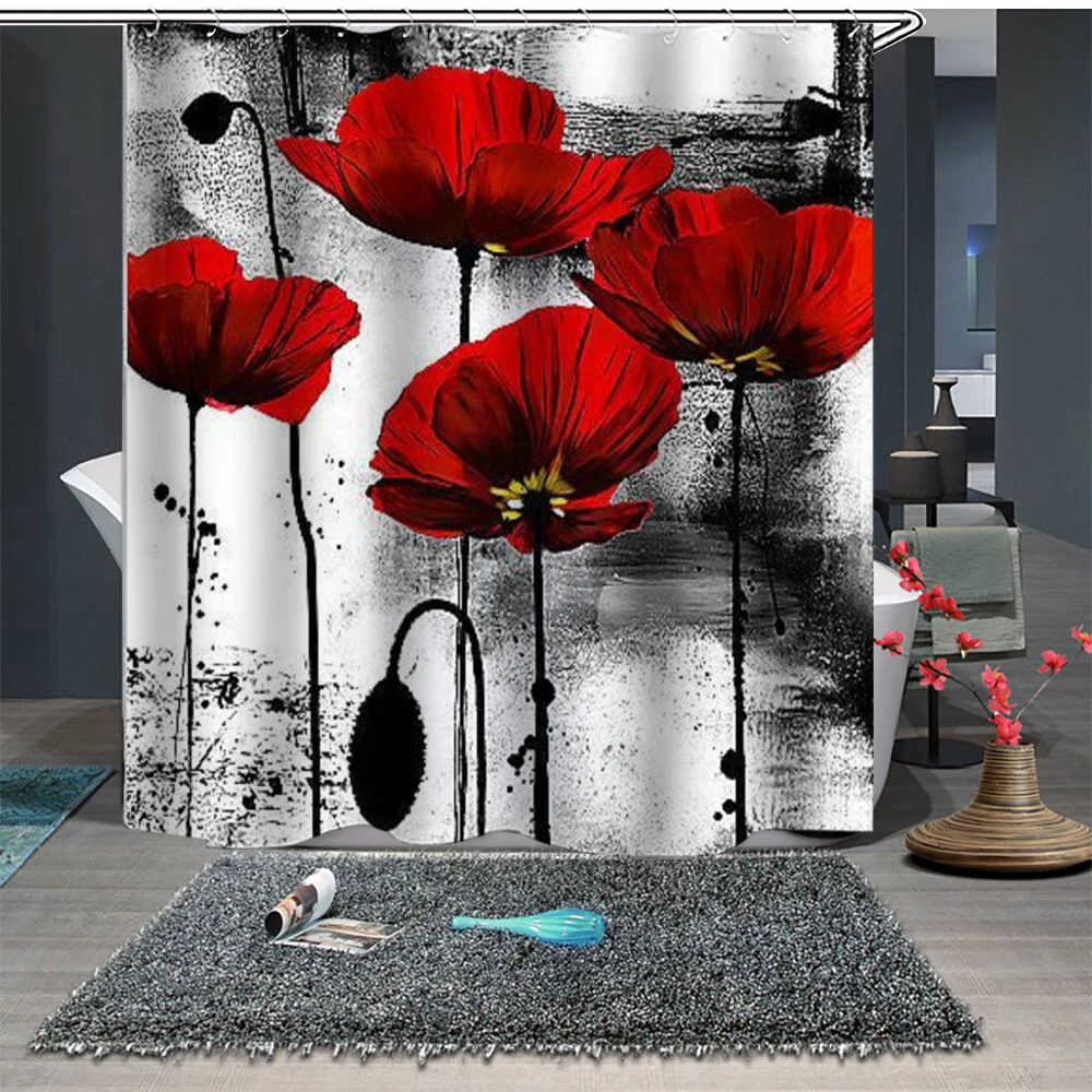 Beautiful Flowers Waterproof Polyester Shower Curtains Bathroom Curtains For Girl Woman Christmas Decoration Bathroom
Beautiful Flowers Waterproof Polyester Shower Curtains Bathroom Curtains For Girl Woman Christmas Decoration Bathroom