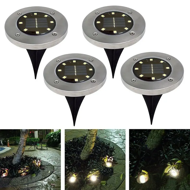 4 Pack Solar LED Light Outdoor Lawn Yard Buried Solar Light Waterproof PathWay Floor Under Ground Spot Lamp Garden Decoration
4 Pack Solar LED Light Outdoor Lawn Yard Buried Solar Light Waterproof PathWay Floor Under Ground Spot Lamp Garden Decoration