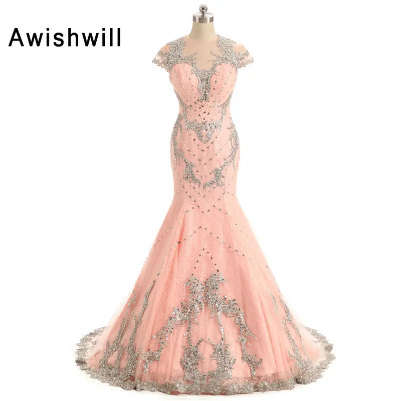 Sexy Long Evening Dress 2020 Sheer Back Cap Sleeve Beading Appliques Lace Mermaid Prom Dresses Gowns Robe de Soiree Custom Made
Sexy Long Evening Dress 2020 Sheer Back Cap Sleeve Beading Appliques Lace Mermaid Prom Dresses Gowns Robe de Soiree Custom Made