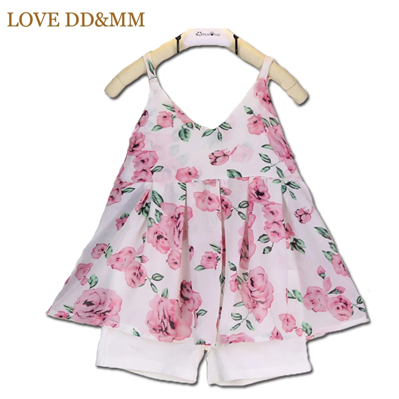Комплект для девочек LOVE DD & MM Новинка лета 2021 детская одежда шифоновый костюм с