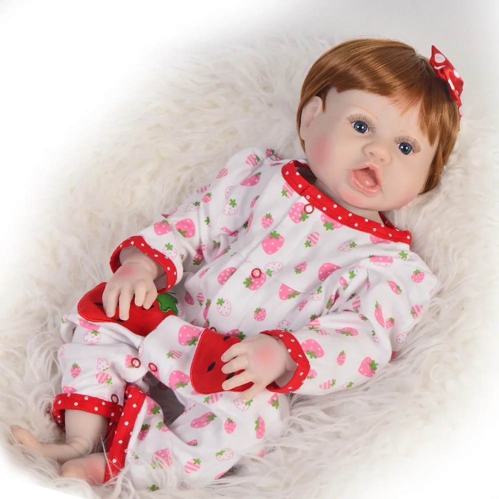 DollMai 57CM Full Body vinyl Silicone Girls Reborn Baby Doll Bathe Toys Lifelike Princess Girl Dolls real bebes Reborn Boneca
DollMai 57CM Full Body vinyl Silicone Girls Reborn Baby Doll Bathe Toys Lifelike Princess Girl Dolls real bebes Reborn Boneca