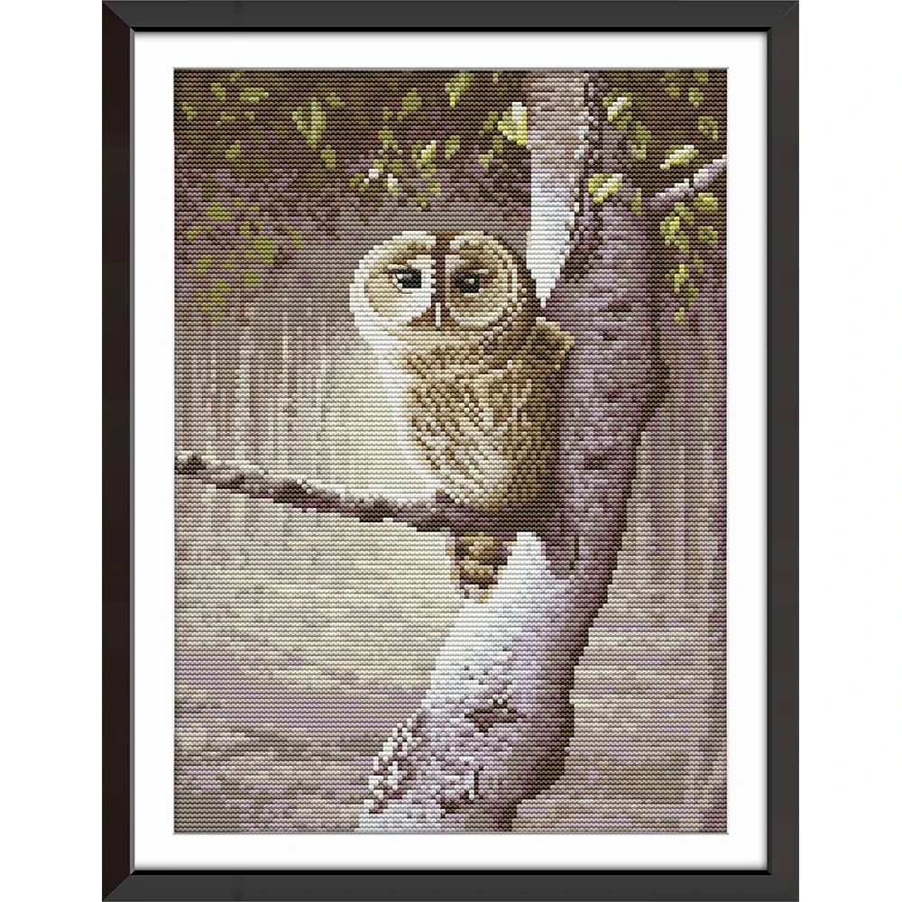 Joy Sunday Owl 8 Chinese Cross Stitch Kits Ecological Cotton Clear Stamped Printed 14 11CT DIY Gift Wedding Decoration For Home
Joy Sunday Owl 8 Chinese Cross Stitch Kits Ecological Cotton Clear Stamped Printed 14 11CT DIY Gift Wedding Decoration For Home