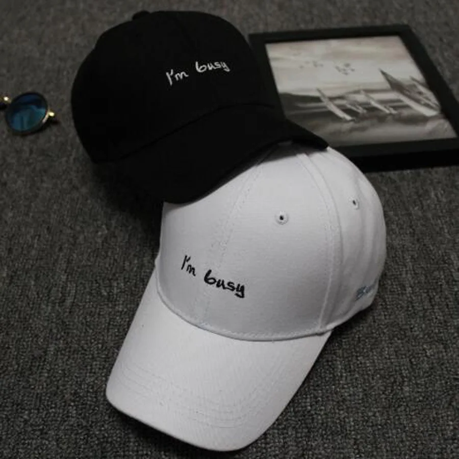New Letters Embroidery Hip Hop Snapback Cap For Men Women Summer Sup Cap I am Busy Baseball Cap
New Letters Embroidery Hip Hop Snapback Cap For Men Women Summer Sup Cap I am Busy Baseball Cap