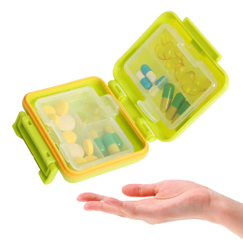 Sealed Pill Cases Medicina Storage Portable Folding Box Vitamin Medicine Survival Plastic Case Container Outdoor Travel Pills
Sealed Pill Cases Medicina Storage Portable Folding Box Vitamin Medicine Survival Plastic Case Container Outdoor Travel Pills