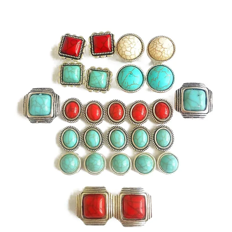 5pcs Red/Blue/White Turquoise Slide Spacer Beads Jewelry for Leather Bracelet Making Jewelry Accessories
5pcs Red/Blue/White Turquoise Slide Spacer Beads Jewelry for Leather Bracelet Making Jewelry Accessories