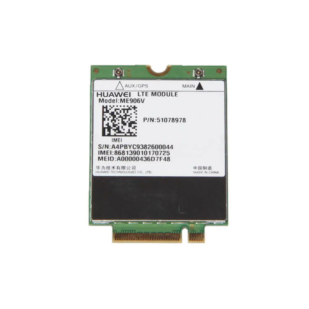 Разблокированная модульная карта HUAWEI ME906V NGFF M2M LTE/HSPA + FDD 4G WWAN для Dell venue | Компьютеры