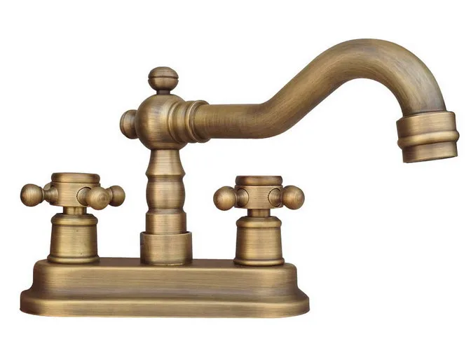 Antique Brass 4" Centerset Kitchen Bathroom Two Holes Basin Faucet Sink Tap Dual Cross Handles Swivel Spout anf325
Antique Brass 4" Centerset Kitchen Bathroom Two Holes Basin Faucet Sink Tap Dual Cross Handles Swivel Spout anf325