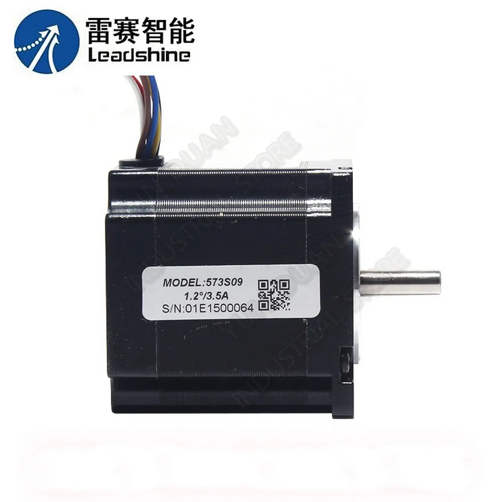 Original Leadshine Hybrid Stepper Motor 3PH 57mm NEMA23 1.2 degree 573S09 0.9N.m 128Oz.in 3.5A 6Lead 6.35mm shaft Adapt 3DM683
Original Leadshine Hybrid Stepper Motor 3PH 57mm NEMA23 1.2 degree 573S09 0.9N.m 128Oz.in 3.5A 6Lead 6.35mm shaft Adapt 3DM683