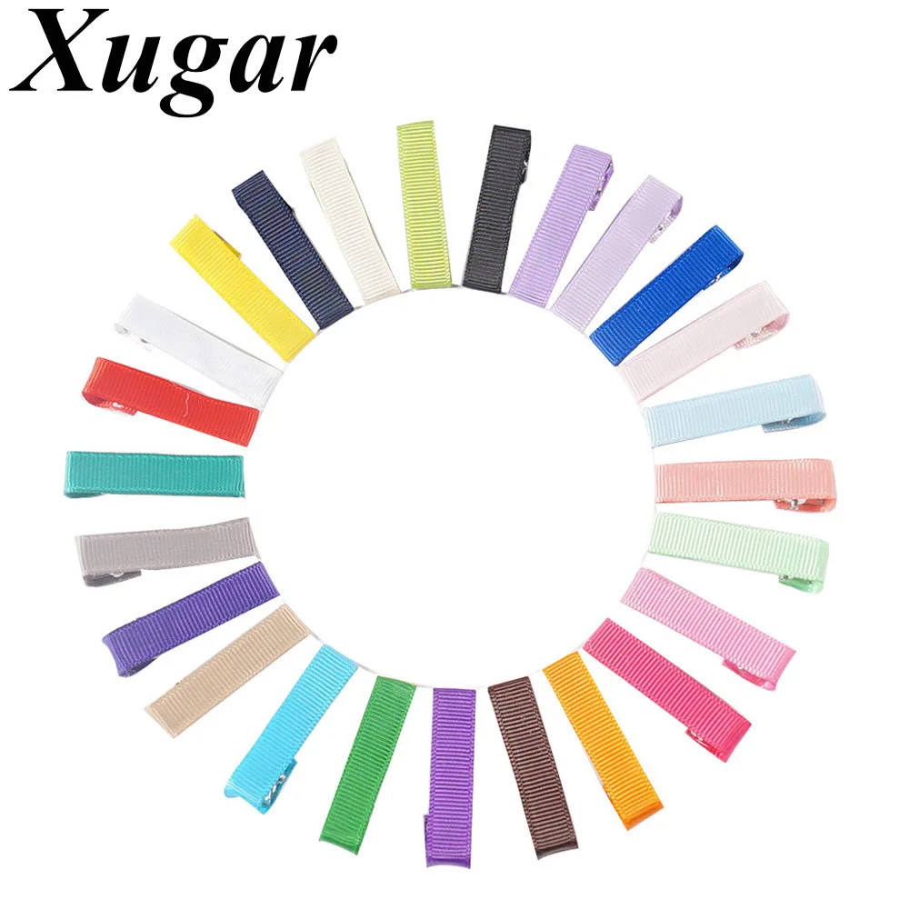 Xugar 50Pcs/lot 40MM Hair Accessories Multi Colors Hair Clips Ribbon Covered Alligator Clip For Girls Hair Bows Hair Barrettes
Xugar 50Pcs/lot 40MM Hair Accessories Multi Colors Hair Clips Ribbon Covered Alligator Clip For Girls Hair Bows Hair Barrettes