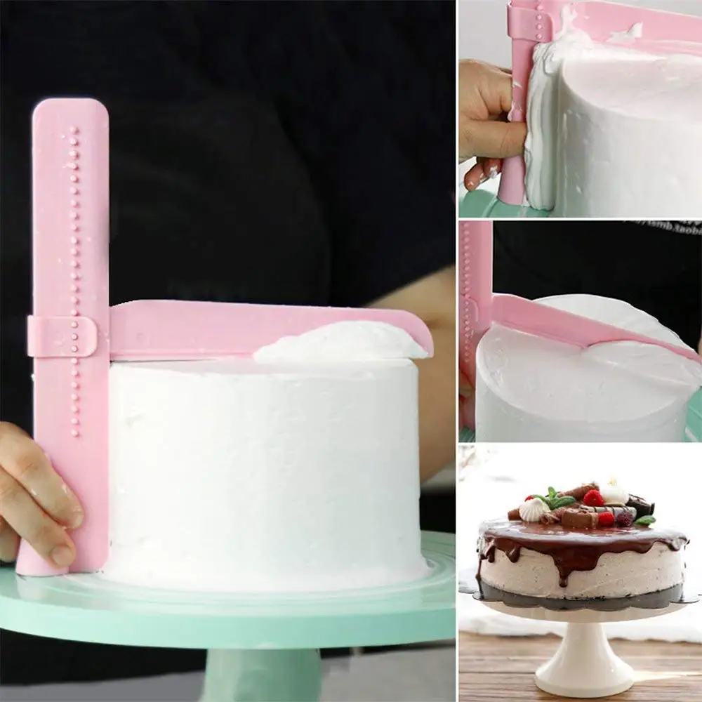 Cake Scraper Smoother Adjustable Plastic Fondant Cake Polisher Edge Smoothing Tool for DIY Cake
Cake Scraper Smoother Adjustable Plastic Fondant Cake Polisher Edge Smoothing Tool for DIY Cake