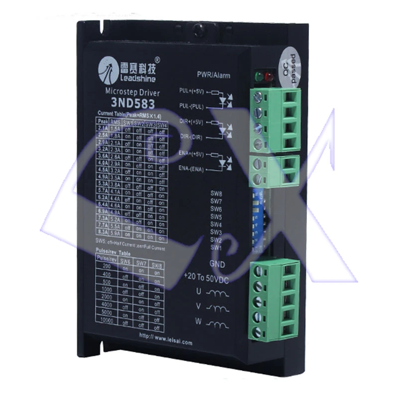 Original Leadshine 3ND583 3 Phase Analog Stepper Drive Max 50VDC / 8.3A suitable for fit nema 23 and 34 stepper motor
Original Leadshine 3ND583 3 Phase Analog Stepper Drive Max 50VDC / 8.3A suitable for fit nema 23 and 34 stepper motor