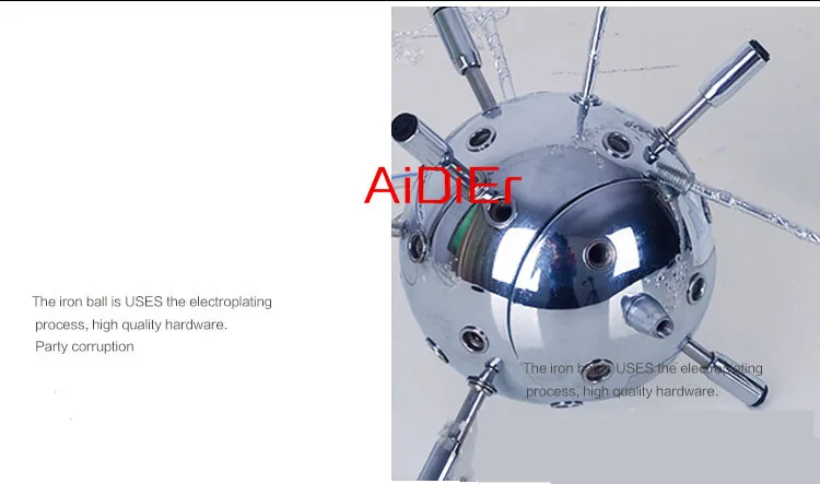 Modern LED ball chandelier creative spark fireworks stars minimalist living room Crystal chandelier bedroom restaurant
Modern LED ball chandelier creative spark fireworks stars minimalist living room Crystal chandelier bedroom restaurant