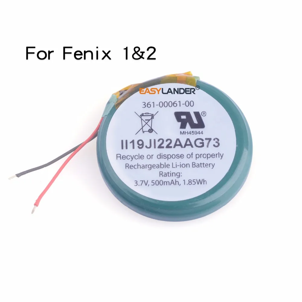 Easylander Replacement li-Polymer Battery For Garmin fenix 1 fenix 2 fenix 3 fenix 5 GPS sports watch F1 F2 F3 F5 3.7V 3.8V
Easylander Replacement li-Polymer Battery For Garmin fenix 1 fenix 2 fenix 3 fenix 5 GPS sports watch F1 F2 F3 F5 3.7V 3.8V