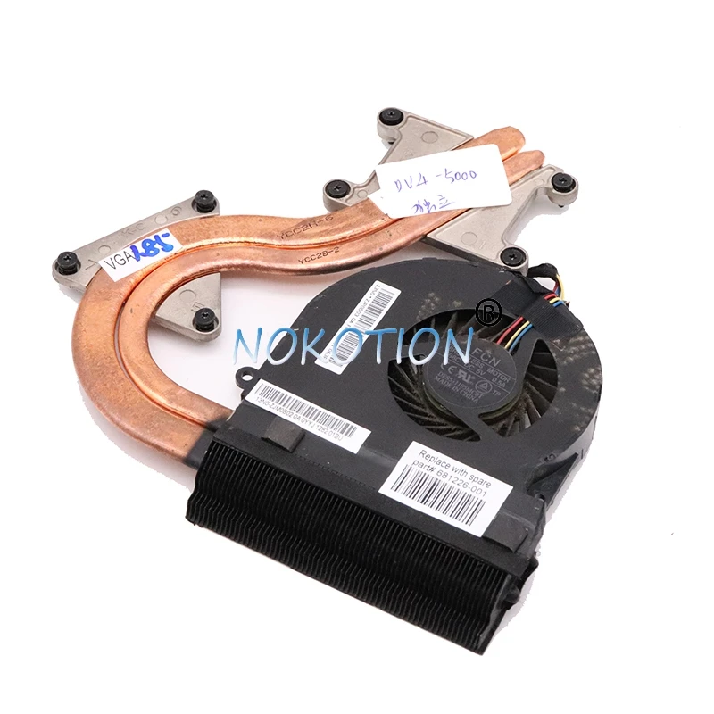 681226-001 For HP pavilion DV4-5000 dv4 Cooling Fan & Heatsink Assembly Radiator Cooler WORKING
681226-001 For HP pavilion DV4-5000 dv4 Cooling Fan & Heatsink Assembly Radiator Cooler WORKING