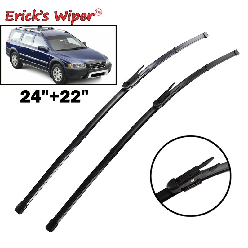 Щетки стеклоочистителя Erick's LHD для Volvo XC70 2005 2006 2007, лобовое стекло, переднее стекло, 24 дюйма + 22 дюйма
Щетки стеклоочистителя Erick's LHD для Volvo XC70 2005 2006 2007, лобовое стекло, переднее стекло, 24 дюйма + 22 дюйма