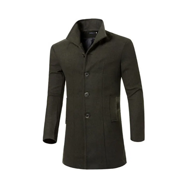 Casaco Masculino Men Long Woolen Coat Fashion Autumn Winter Slim Trench Jacketsa Turn down Collar Wool Jacket outwear Overcoat
Casaco Masculino Men Long Woolen Coat Fashion Autumn Winter Slim Trench Jacketsa Turn down Collar Wool Jacket outwear Overcoat