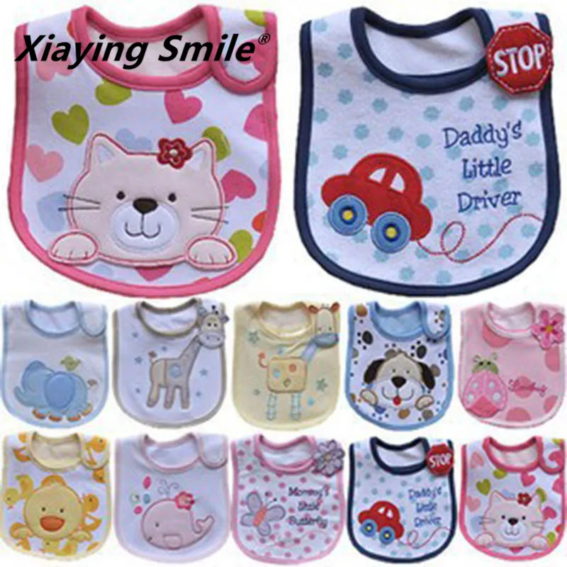 Xiaying Smile/модные детские нагрудники для девочек и мальчиков 100% хлопок супер