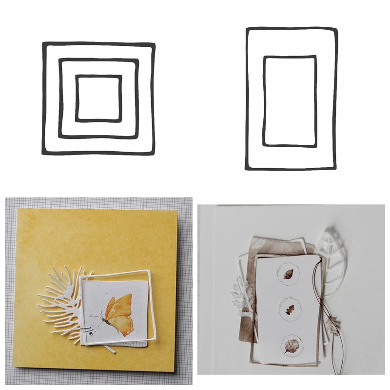 Square Rectangle Frame Metal Cutting Dies Stencils for DIY Scrapbooking Photo Album Decorative Embossing Card Crafts Die Cut
Square Rectangle Frame Metal Cutting Dies Stencils for DIY Scrapbooking Photo Album Decorative Embossing Card Crafts Die Cut