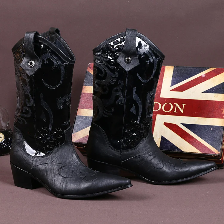embroidery martin boots mens winter footwear cowboy boots mens genuine leather pointy toe punk shoes thigh high long army boots
embroidery martin boots mens winter footwear cowboy boots mens genuine leather pointy toe punk shoes thigh high long army boots