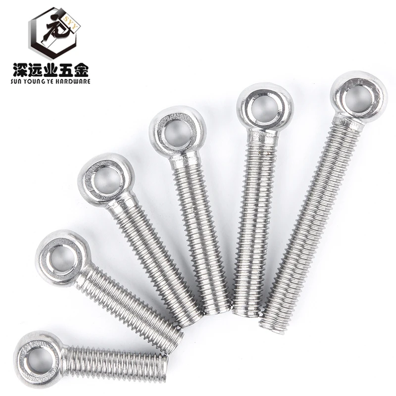Eyelet Screw Fisheye With Holes Bolt GB798 M5 M6 304 Stainless Steel Ring Link Bolt Fisheye Eye Slip Hole Screw Eye Bolts
Eyelet Screw Fisheye With Holes Bolt GB798 M5 M6 304 Stainless Steel Ring Link Bolt Fisheye Eye Slip Hole Screw Eye Bolts