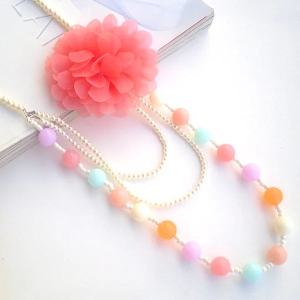 Original New Cute Girls Pearl Flower Necklace Women Long Pearls Chain Lace Flower Necklace Femme Jewelry Wedding Party Gifts
Original New Cute Girls Pearl Flower Necklace Women Long Pearls Chain Lace Flower Necklace Femme Jewelry Wedding Party Gifts