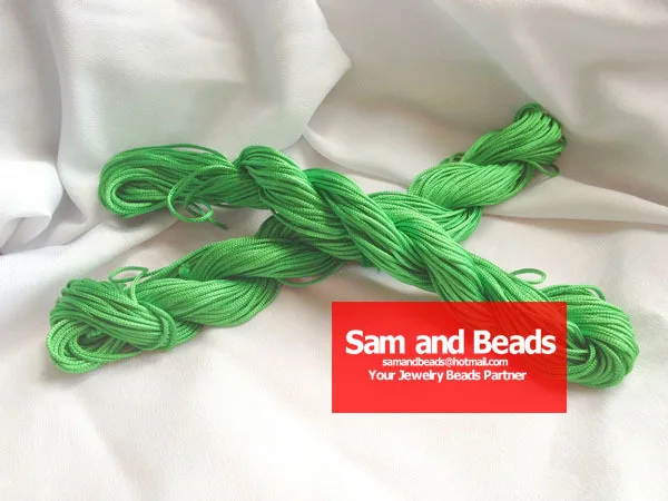 1U Pick! Quality ! 1mm Chinese Knot Nylon Macrame Thread Cord Wire Beading Bracelet 27YDs Green Free Shipping
1U Pick! Quality ! 1mm Chinese Knot Nylon Macrame Thread Cord Wire Beading Bracelet 27YDs Green Free Shipping