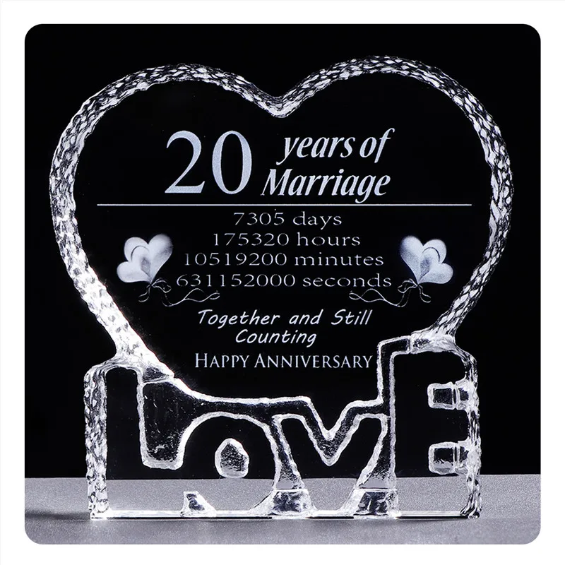 20th Anniversary Wedding Decorations Artificial Crystal Symbolize A Permanent Marriage Favors Wedding Anniversary Gifts For Wife
20th Anniversary Wedding Decorations Artificial Crystal Symbolize A Permanent Marriage Favors Wedding Anniversary Gifts For Wife