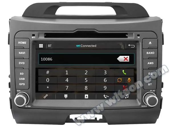 7 "специальный автомобильный DVD для Kia Sportage (SL) 2010 2016 & R (Южная Корея и Китай) с