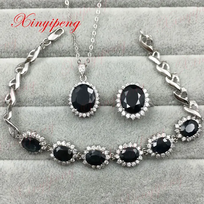 Diana money 925 sterling silver with 100% natural Sapphire suit Fashion jewelry A wedding gift
Diana money 925 sterling silver with 100% natural Sapphire suit Fashion jewelry A wedding gift