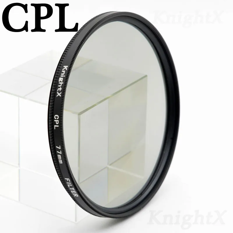 Фильтр объектива KnightX UV CPL ND Star line для камеры canon sony nikon 49 52 55 58 62 67 72 77 мм аксессуары