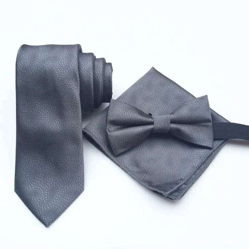 Подарочный набор галстуков для мужчин галстук-бабочка и носовой платок Набор