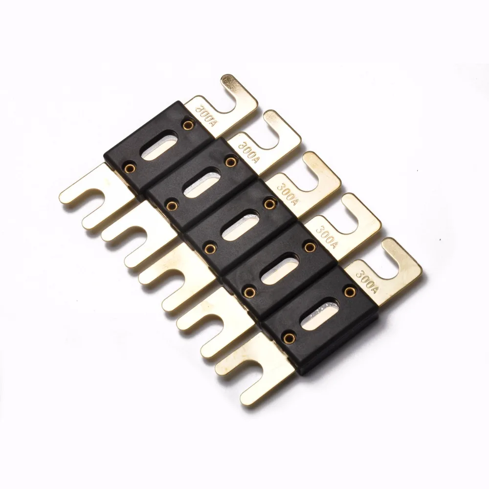 5 x High Quality Gold Plated 300 Amp 300A Car Audio ANL Fuse (5/pack) 2018 New Fuse
5 x High Quality Gold Plated 300 Amp 300A Car Audio ANL Fuse (5/pack) 2018 New Fuse