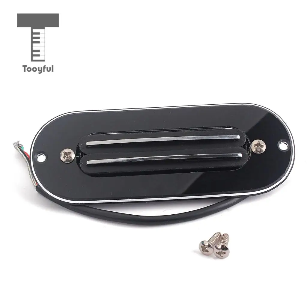 Tooyful Dual Hot Rail Humbucker Pickup for Acoustic Folk Electric Cigar Box Guitar
Tooyful Dual Hot Rail Humbucker Pickup for Acoustic Folk Electric Cigar Box Guitar