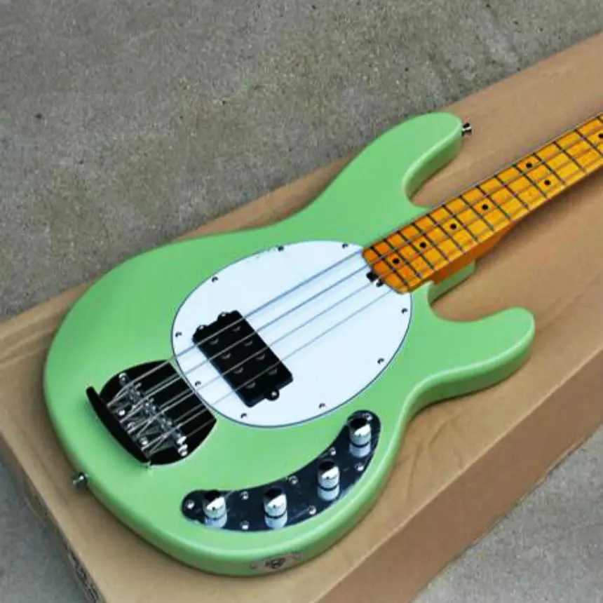 Top quality FDMB-7011 light green color solid body white plate maple fretboard 4 strings active Musicman Bass , Free shipping
Top quality FDMB-7011 light green color solid body white plate maple fretboard 4 strings active Musicman Bass , Free shipping