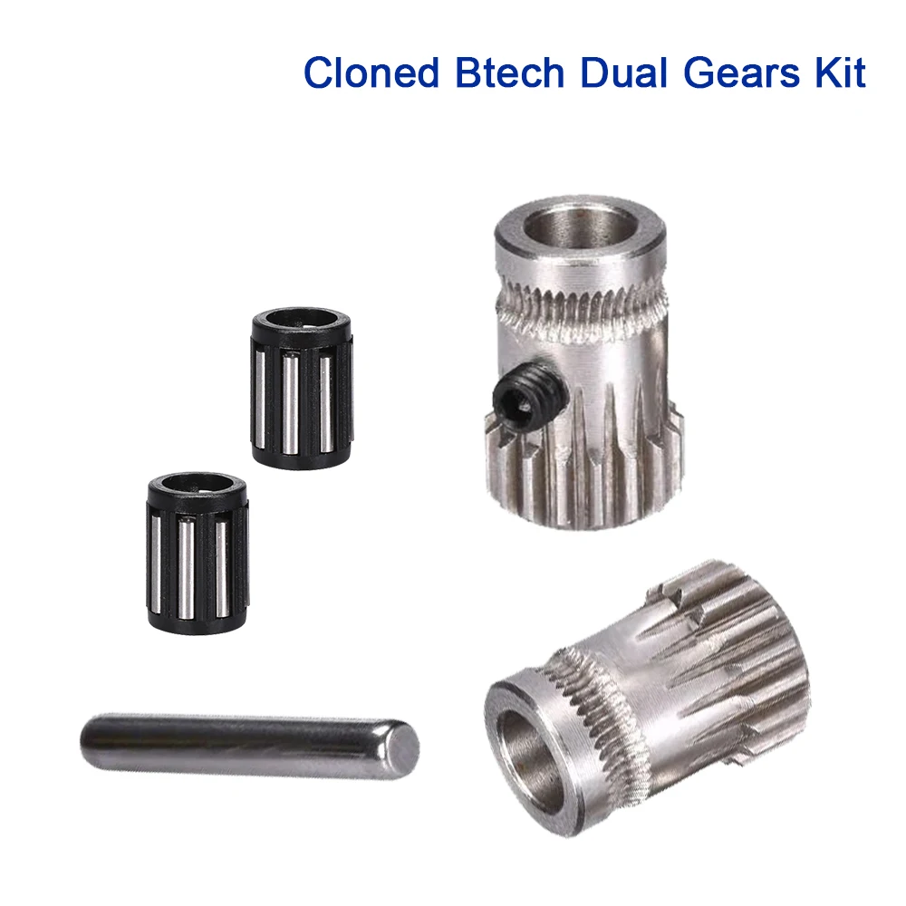 Cloned Btech Dual Gears Kit MK2/MK3 Extruder Gear Extrusion Wheel DIY Pulley 3D Printer Parts Wheel MK8 Bowden Hotend
Cloned Btech Dual Gears Kit MK2/MK3 Extruder Gear Extrusion Wheel DIY Pulley 3D Printer Parts Wheel MK8 Bowden Hotend