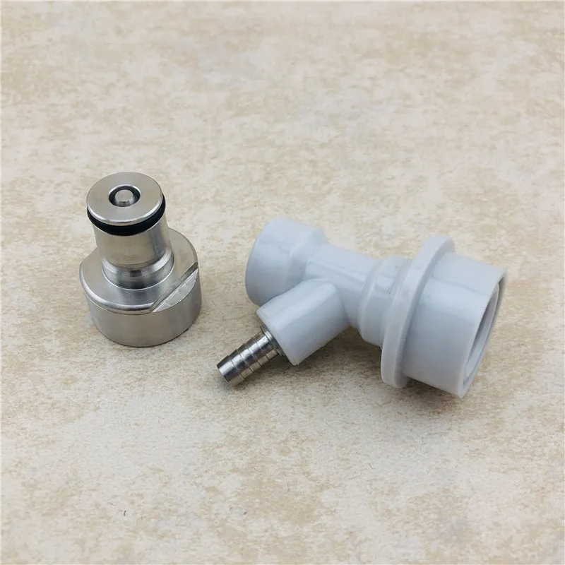 Ball Lock Keg Coupler Adapter - Stainless Steel Ball Lock Quick Disconnect Conversion Kit for Home Brewing
Ball Lock Keg Coupler Adapter - Stainless Steel Ball Lock Quick Disconnect Conversion Kit for Home Brewing
