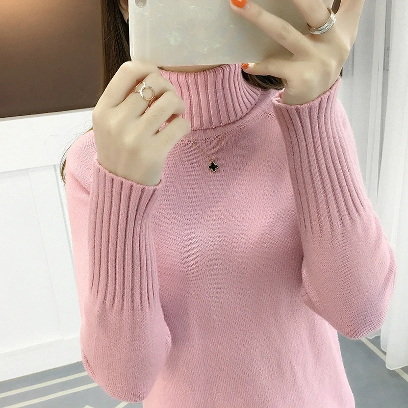 PEONFLY Sweater Female 2019 Autumn Winter Solid Color Knitted Women Sweater And Pullover Female Tricot Jersey Jumper Pull Femme
PEONFLY Sweater Female 2019 Autumn Winter Solid Color Knitted Women Sweater And Pullover Female Tricot Jersey Jumper Pull Femme